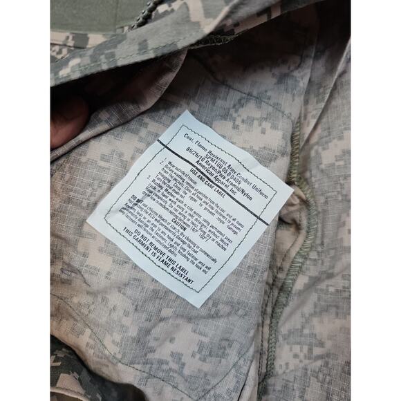 Defender M Jacket Mens Large Regular Digital Camo BDU Full Zip Army Military FR - Picture 5 of 7